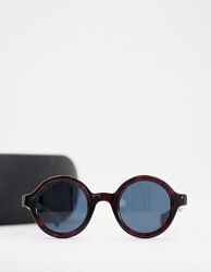 Леопардовые круглые солнцезащитные очки hugo boss 109/7s оригинал