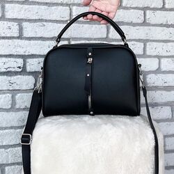 крос-боді сумка жіноча не дорого стильна сумочка через плече беж чорна сіра