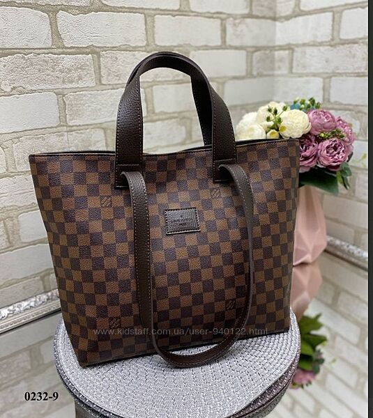 сумка луи виттон через плечо женская шоппер тоут брендовая с длинными ручка