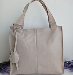 женская сумочка через плечо кожаная сумка Италия шоппер натуральная кожа А4