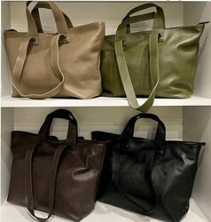 сумка италия кожа женская тоут сумочка шоппер большая вместительная 