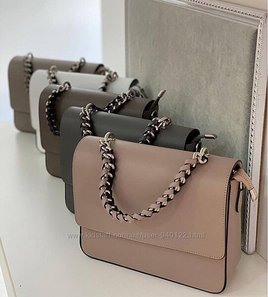 Женская сумка клатч кожаная Италия сумочка кроссбоди через плечо