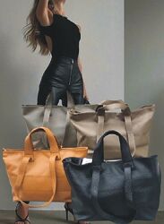 сумка шоппер кожаная женская Итальянская Вера Пелле мягкая большая сумка