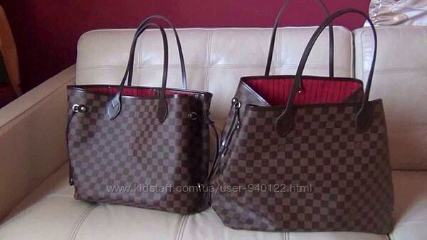 Велика жіноча сумка шоппер коричнева Люкс якість Louis Vuitton KS48