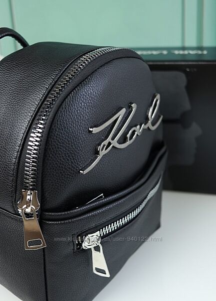 міні рюкзак Karl Lagerfeld з обьємними буквами 
