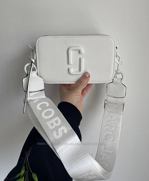 Стильная маленькая сумка с широким ремнем Сумочка Люкс  Marc Jacobs