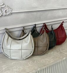 сумка мешок кожаная Итальянская женская сумка в натуральной коже мягкая