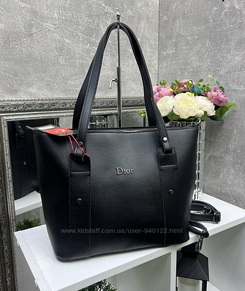 сумка жіноча містка формату А4 Діор модні шоппери сумки не дорого модні 
