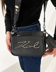 сумка через плечо модная сумка с широким плечевым ремнем Karl Lagerfeld 