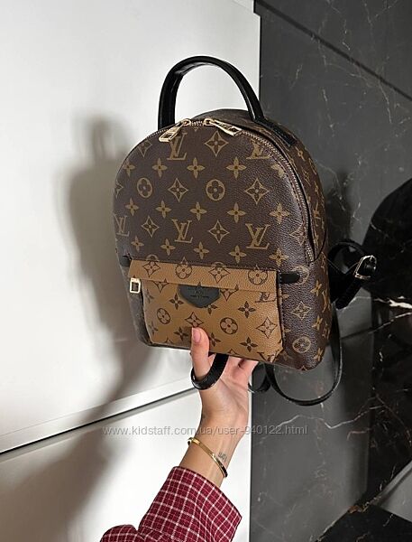 Коричневий рюкзак жіночий Louis Vuitton  Springs Backpack 