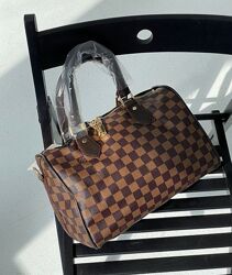 сумка середнього розміру через плече жіноча Louis Vuitton Speedy 30 Brown