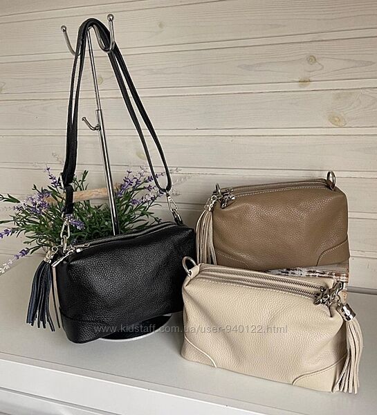 Маленькая сумка из натуральной кожи Италия , кожаная кросс-боди через плечо