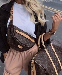 Дорожная сумка луи витон Люкс моннограм большая 50см виттон монограмм