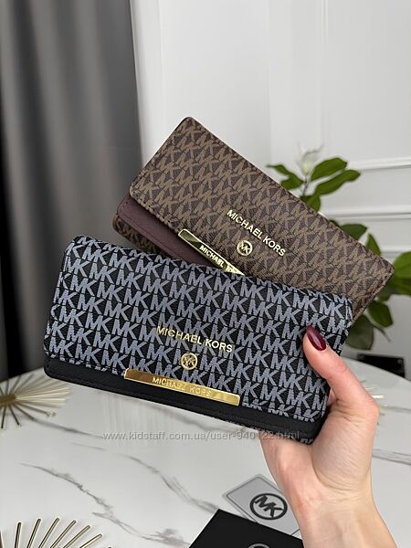 Жіночий гаманець Michael Kors великий подвійний не дорого