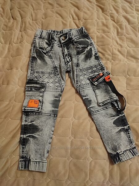 Круті джинси, джогери на ріст 98-104