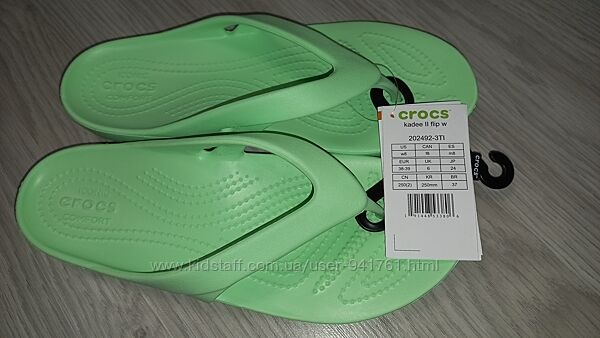 Crocs kadee ii flip relaxed fit us 8 EUR 38-39 UK 6