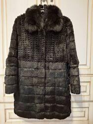 Шуба з кролика жіноча