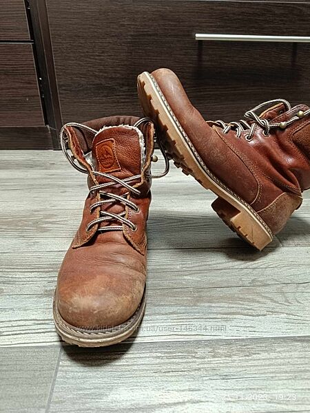 Черевики зимові чоловічі шкіряні з хутром Landrover. Устілка 27,5 см.