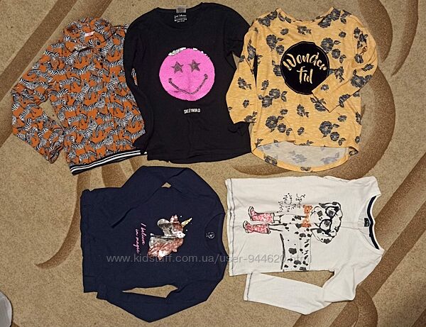 Реглани для дівчинки 140 розмір