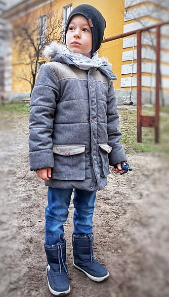 Зимова тепла куртка, хлопчик, 116см, 4-6р.