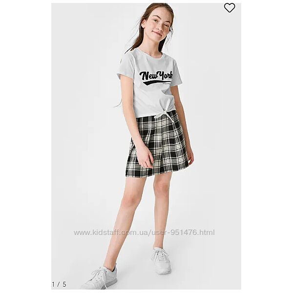 Комплект футболка спідничка для дівчинки від C&A Німеччина 