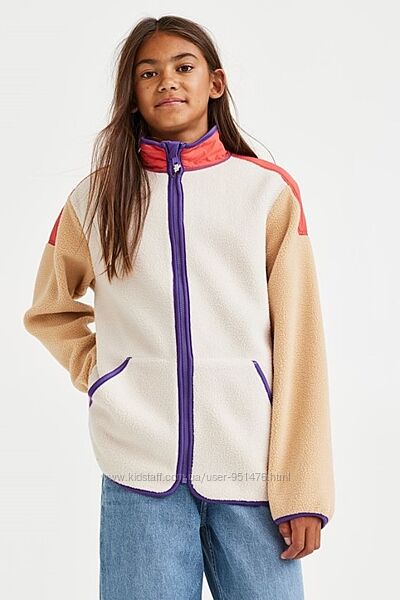 Курточка з плотного мякого флісу для дівчинки від H&M