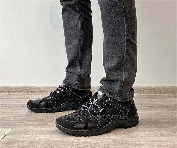 Кросівки чоловічі чорні демісезонні Z-15