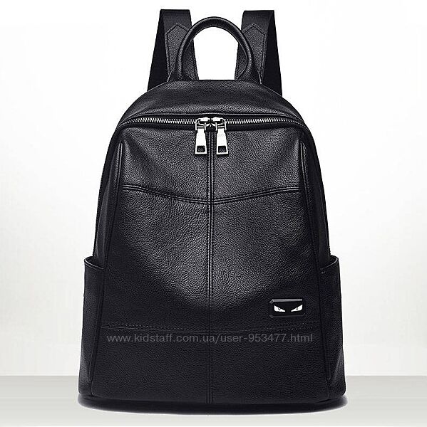 Рюкзак жіночий чорний стильний Р-245