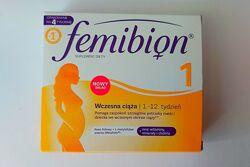 Вітаміни Femibion 1 Фемібіон 1 для ранньої вагітності, 28 таблеток