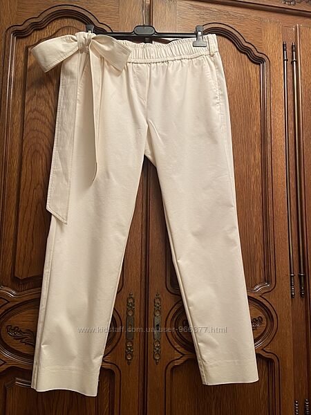 Marella Max Mara оригінал Італія жіночі брюки з поясом бавовна