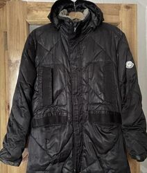 Італія оригінал чоловіча зимова тепла куртка з капюшоном Polo Garage XXL
