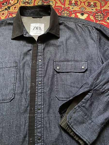 Zara оригінал нова легка чоловіча куртка джинс бавовна