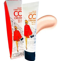 СС крем LOCEAN Color Correction CC Cream spf 45 для коррекции тона кожи