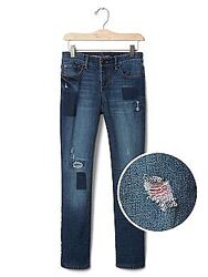 Теплые джинсы на флисе GAP