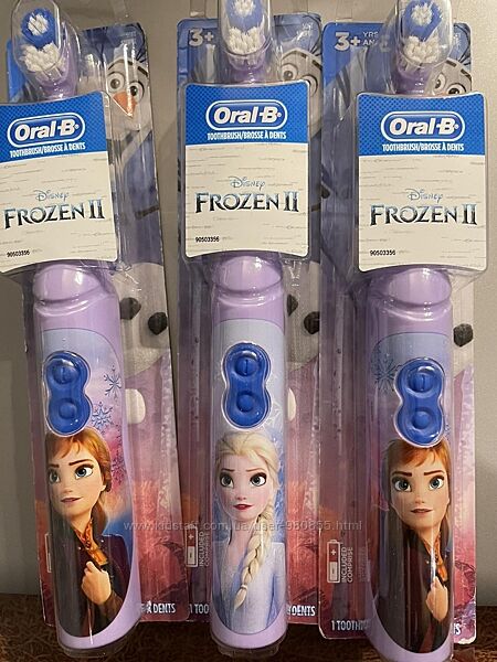 Оригинал Электрическая зубная щетка Oral-B Kids Disney Frozen, Star Wars