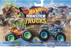 Hot Wheels Monster Trucks Motosaurus vs Mega Wrex Монстер трак, Хотвілз