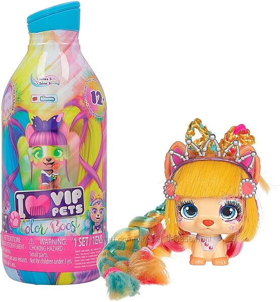 ВІП петс Домашній улюбленець у пляшці 3 серія IMC Toys VIP Pets Color Boost