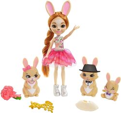 Енчантімалс Сімя Брістал Кролика Royal Enchantimals Family Brystal Bunny 