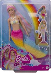 Барбі русалка кольорова гра Barbie Dreamtopia Rainbow Magic Mermaid