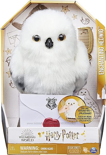 Інтерактивна Сова Букля Wizarding World Harry Potter Hedwig owl Гаррі 