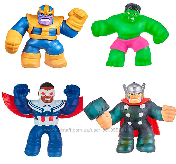 Goo Jit Zu Marvel, Thor, Танос, гуджитсу Марвел, Thanos, Тор, Халк, Hulk