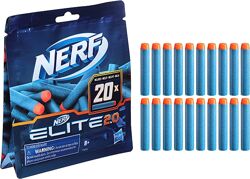 Оригінал Набір Дартс, патрони, пульки NERF Elite 2.0 20-Dart Refill Pack 20