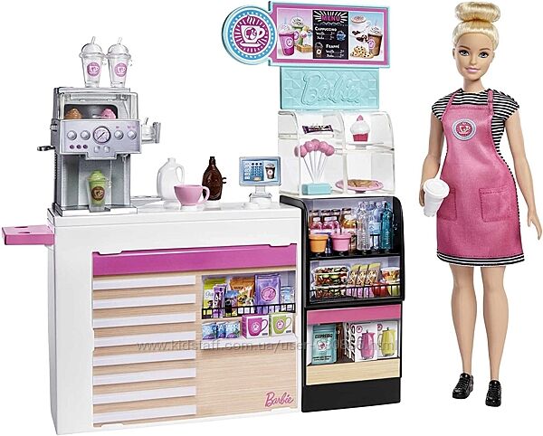 Оригінал Barbie You Can Be Anything Coffee Shop Барбі Кавярня, кофейня