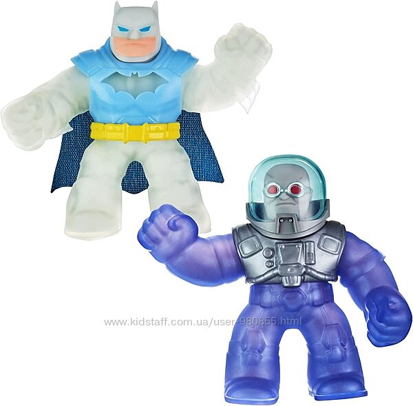 Набір 2 Goo Jit Zu DC Arctic Armor Batman vs Mr. Freeze Бетмен, Містер Фріз