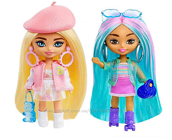 Оригінал Новинка Barbie Extra Mini Minis, Міні льлька Барбі екстра