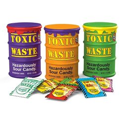 Toxic Waste Дуже кислі цукерки льодяники Токсік Васте Токсичні відходи