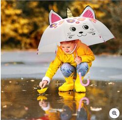 Дитяча парасолька 3D Caticorn Kids Umbrella, Кицька, Англія Kitty, кицька