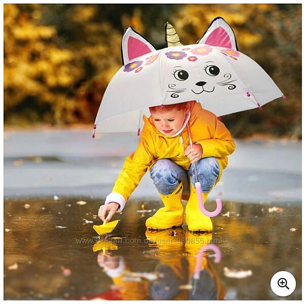 Дитяча парасолька 3D Caticorn Kids Umbrella, Кицька, Англія Kitty, кицька