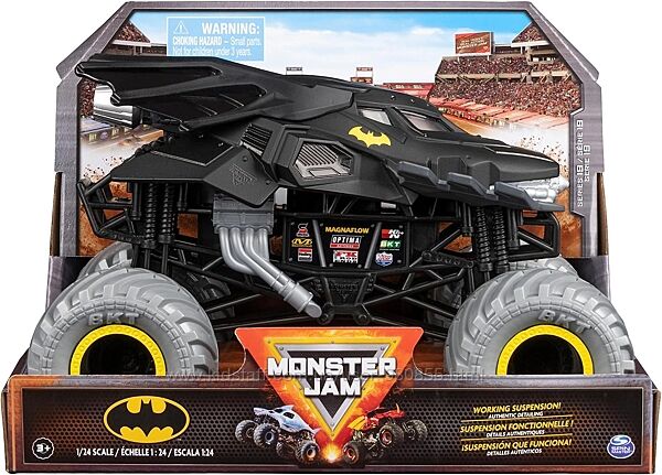 Великий Джип монстр трак Бетмен Monster Jam Batman Monster Truck вантажівка