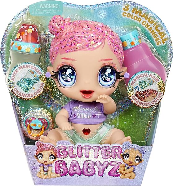 Лялька Glitter Babyz Marina Finley Baby Гліттер Бебіз Марина Фінлі 